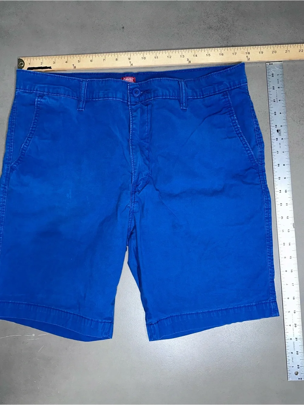 Levi’s XX Chino Standard Fit Bright Blue Shorts - 36